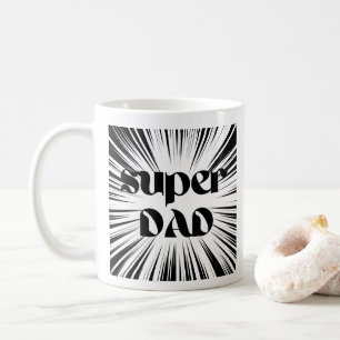 Cadeau de Noël pour papa, Mug Super Papa, Superher