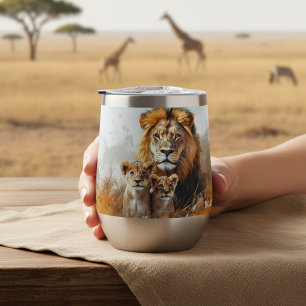 Cadeau de nom personnalisé Safari Lionceaux