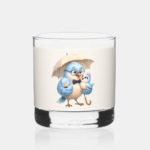 Cadeau de Papa Oiseau Verre à Whisky