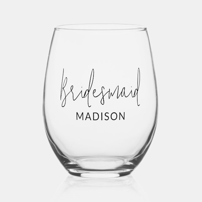 Cadeau de proposition en verre de vin de domestiqu (Recto)