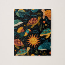 Cadeau de puzzle d'été pour amis tropicaux