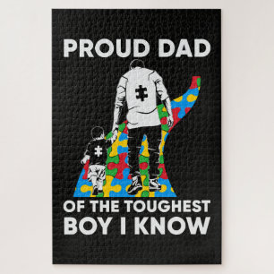 Cadeau de puzzle pour papa pour la sensibilisation