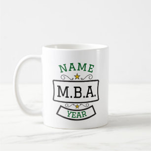 Cadeau de remise de diplôme MBA Tasse personnalisé