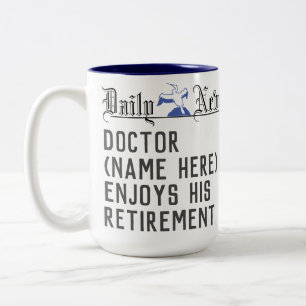 Cadeau de retraite de médecin Mug à café à Personn