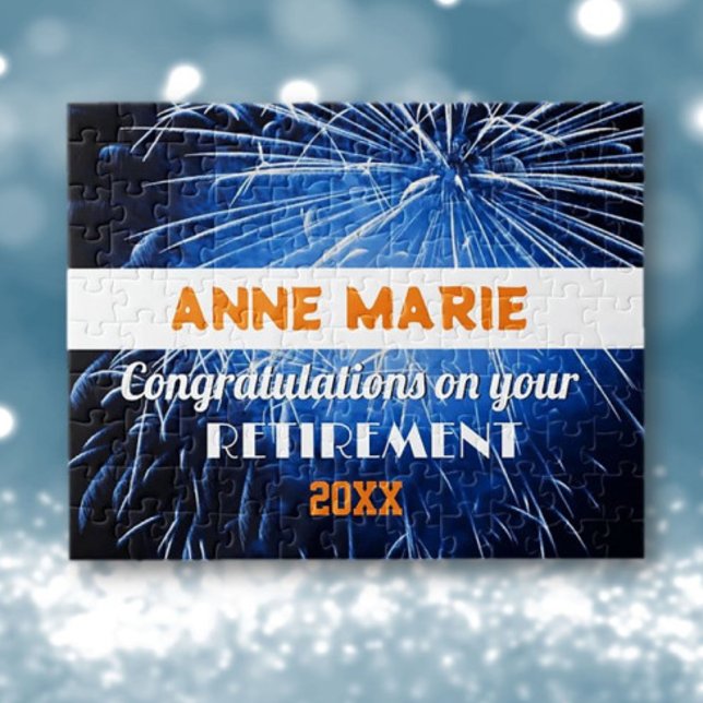 Cadeau de retraite ! Puzzle de retraite personnali (Créateur téléchargé)