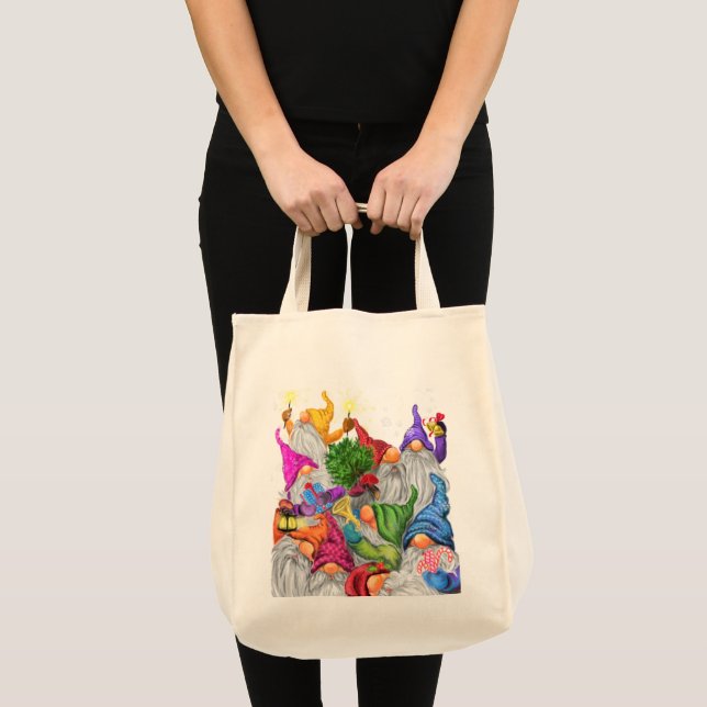 Cadeau de Sac fourre-tout de Noël Gnomes (Devant (produit))