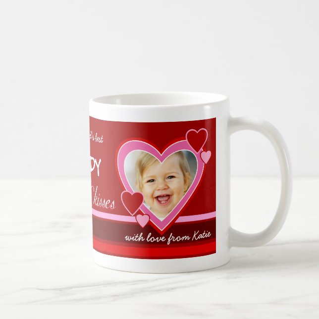 Cadeau de Saint-Valentin - tasse de photo - papa (Droite)