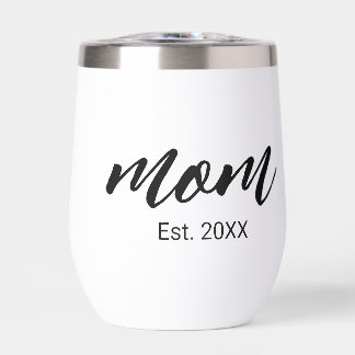 Cadeau de script de maman nouvellement établie