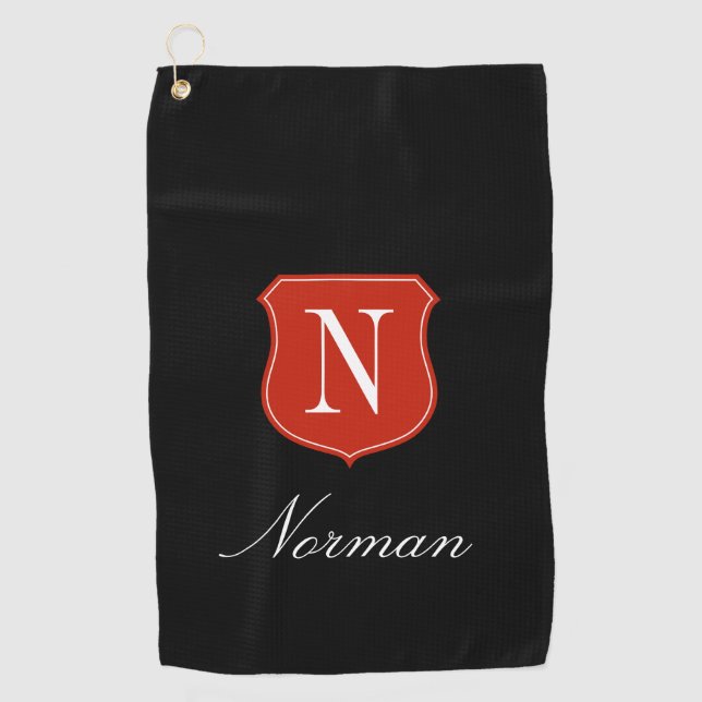 Cadeau de serviette en or personnalisé avec logo é (Devant)