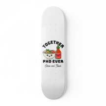 Cadeau de skateboard personnalisé Pho Pun