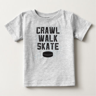 Cadeau de T-shirt de bébé de hockey sur glace de