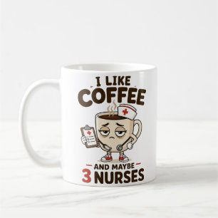 Cadeau de tasse à café pour infirmière drôle pour 