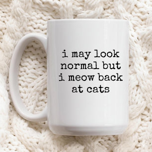 Cadeau de Tasse Chat Sarcasique pour Mamans et Pap