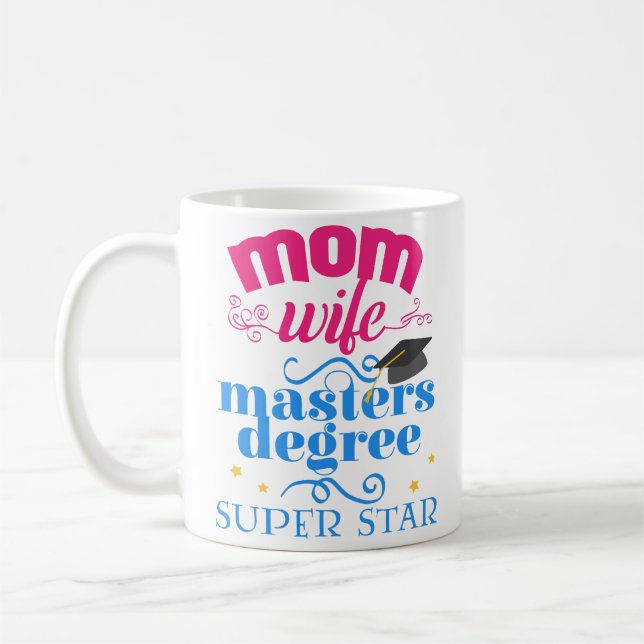 Cadeau de tasse de café d'obtention du diplôme de (Gauche)