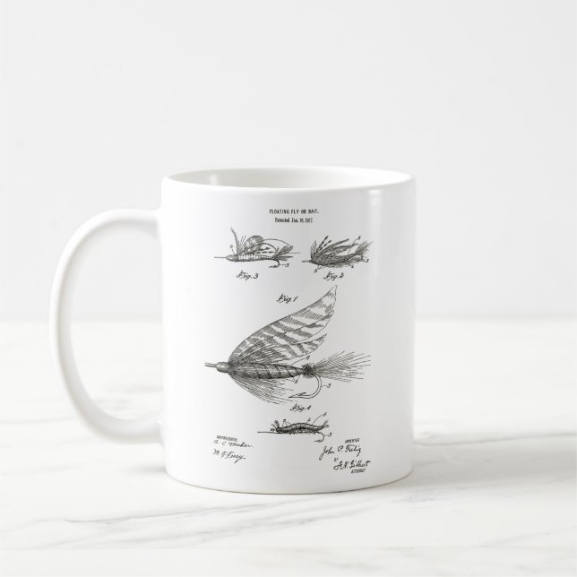 Cadeau de tasse de coffe d'attirails de pêche de (Gauche)