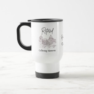 Cadeau de tasse de retraite pour voyageurs