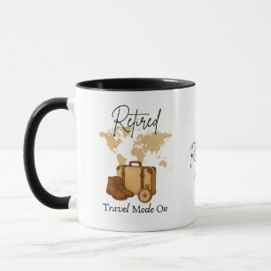 Cadeau de tasse de voyage pour la retraite pour le