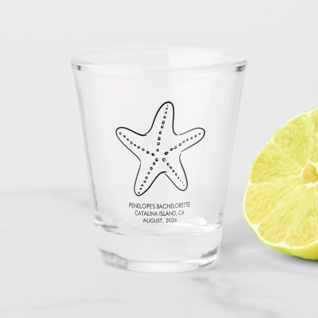 Cadeau de verre à shot de demoiselle d'honneur éto (Devant)