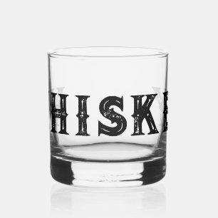 Cadeau de verre à whisky à design ancien personnal