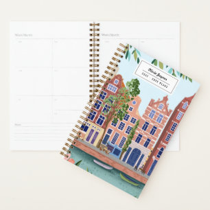Cadeau de voyage personnalisé illustré pour Amster