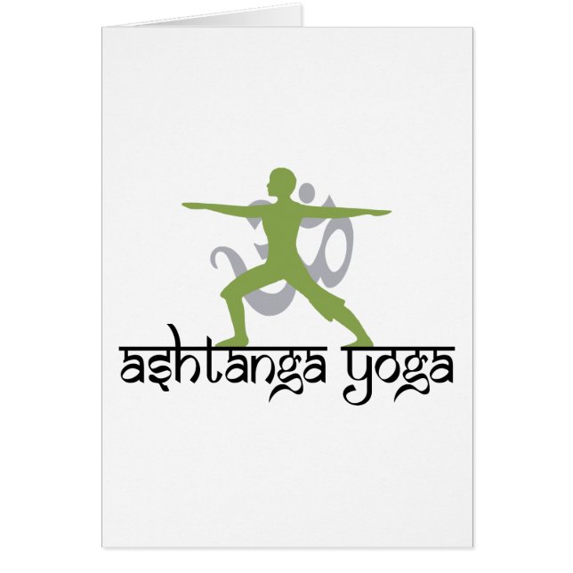Cadeau de yoga d'Ashtanga de pose de guerrier (Devant)
