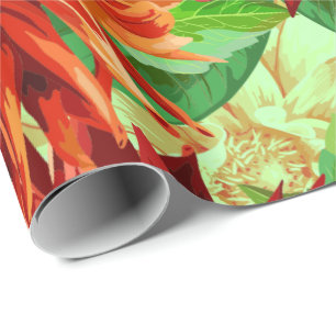 Cadeau Décor à fleurs 83 Papier à envelopper