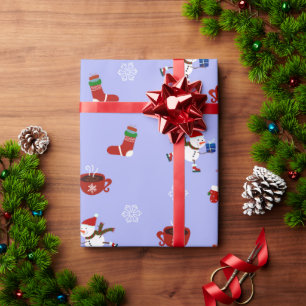 Cadeau Décor de Noël décoratif Papier d'enveloppement de 