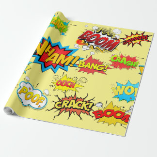 Cadeau dessin humique Papier d'enveloppement
