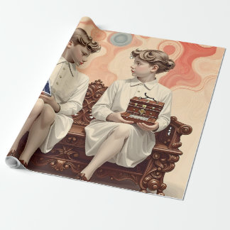 Cadeau /DH.Lee/ magasin _ Papier d'emballage 06