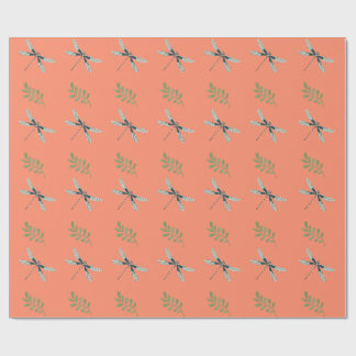 Cadeau Dragonfly Delight : Papier d'enveloppement coordon