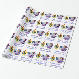 Cadeau Dreidel 'Til You Drop Wrapping Papier pour Hanoukk