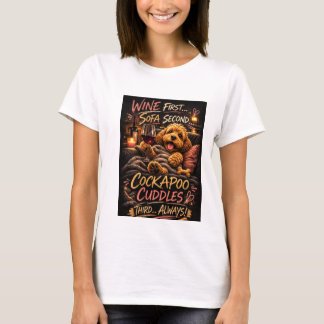 Cadeau drôle de Cockapoo T-shirt de chien Propriét