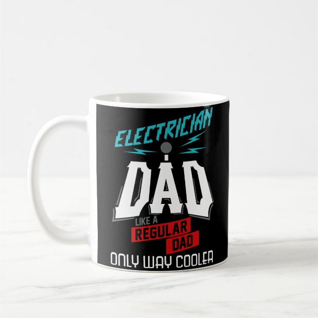Cadeau drôle de fête des pères de tasse de café de (Gauche)