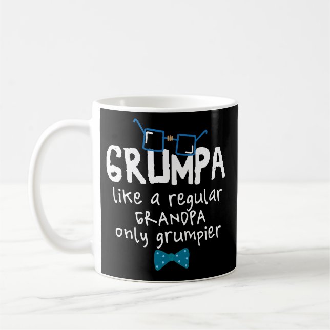 Cadeau drôle de fête des pères de tasse de café de (Gauche)