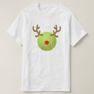 cadeau drôle de Noël de T-shirt de tennis de renne