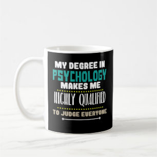 Cadeau drôle de PsyD de psychologue de tasse de