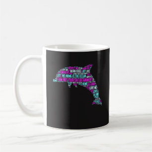 Cadeau drôle de tasse de café - nuage de mot de