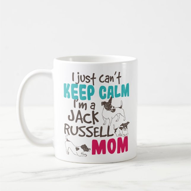 Cadeau drôle de tasse de maman de chien d'amant de (Gauche)