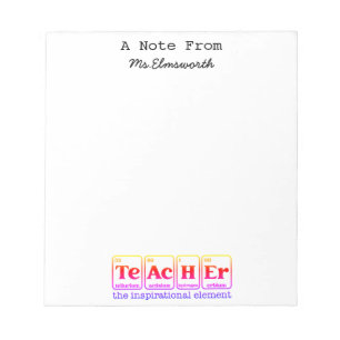 Cadeau du Bloc-notes stationnaire personnalisé de 