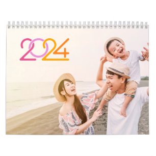 Cadeau du calendrier personnalisé photo de famille