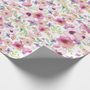 Cadeau Écoulement - LONDRES - papier d'emballage floral