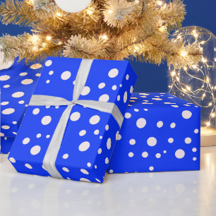 Cadeau Élégant esthétique bleu enveloppement papier roule