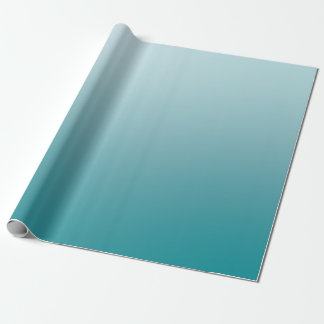 Cadeau Élégant papier d'enveloppement de matte Turquoise