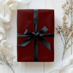 Cadeau Élégant papier d'enveloppement rouge Bourgogne