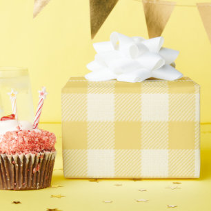 Cadeau En vichy Jaune Pour Oh Baby Suite Papier Enveloppa