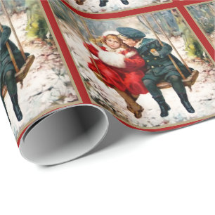 Cadeau Enfants victoriens vintages sur le papier