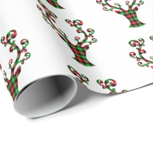 Cadeau Enveloppement de Noël Cerf Papier