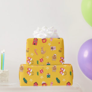 Cadeau Enveloppement Festif Noël Papier Vacances Envelopp