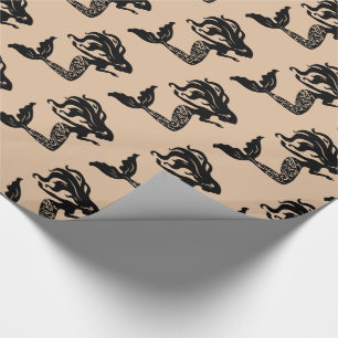 Cadeau Envelopper la sirène de papier
