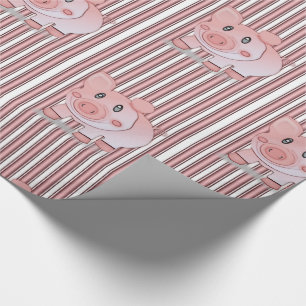 Cadeau Envelopper les cochons en papier